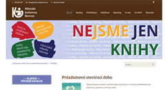 Desktop Screenshot of knihovnaberoun.cz