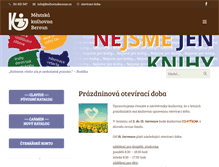 Tablet Screenshot of knihovnaberoun.cz